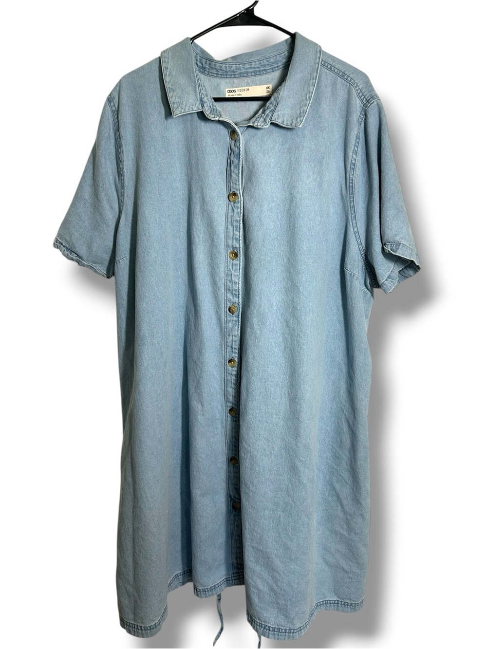 ASOS Denim Mini Shirt Dress